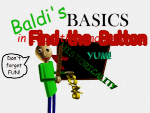Herunterladen Baldi's Basics in Find the Button zum Minecraft 1.13.1